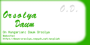 orsolya daum business card